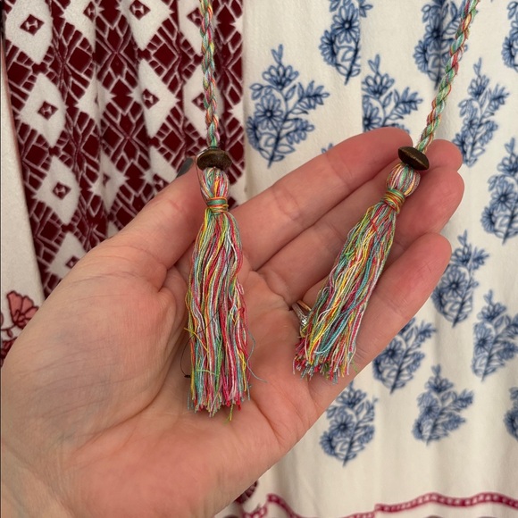 :Price Firm: Anthropologie Daniel Rainn Westerly Patchwork Midi Dress - Picture 8 of 10